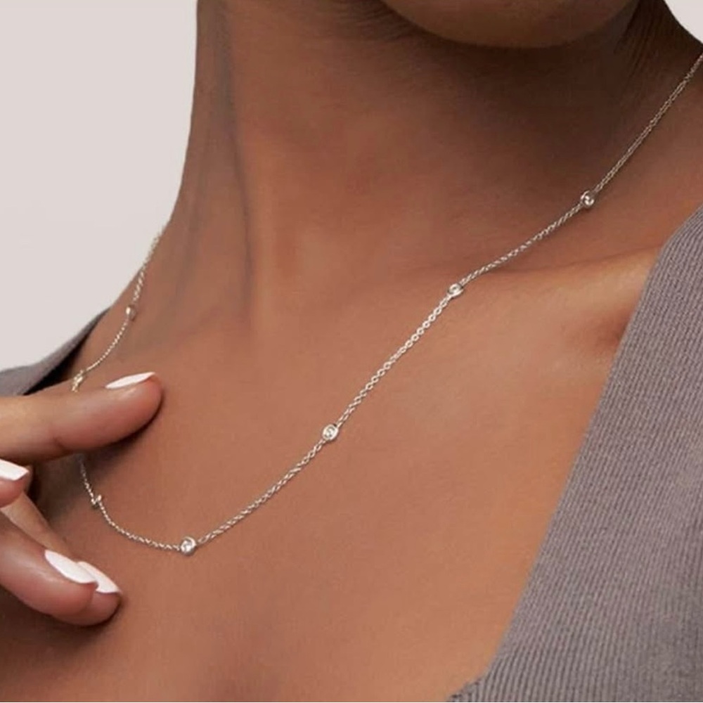 Elegant Custom Silver Necklace